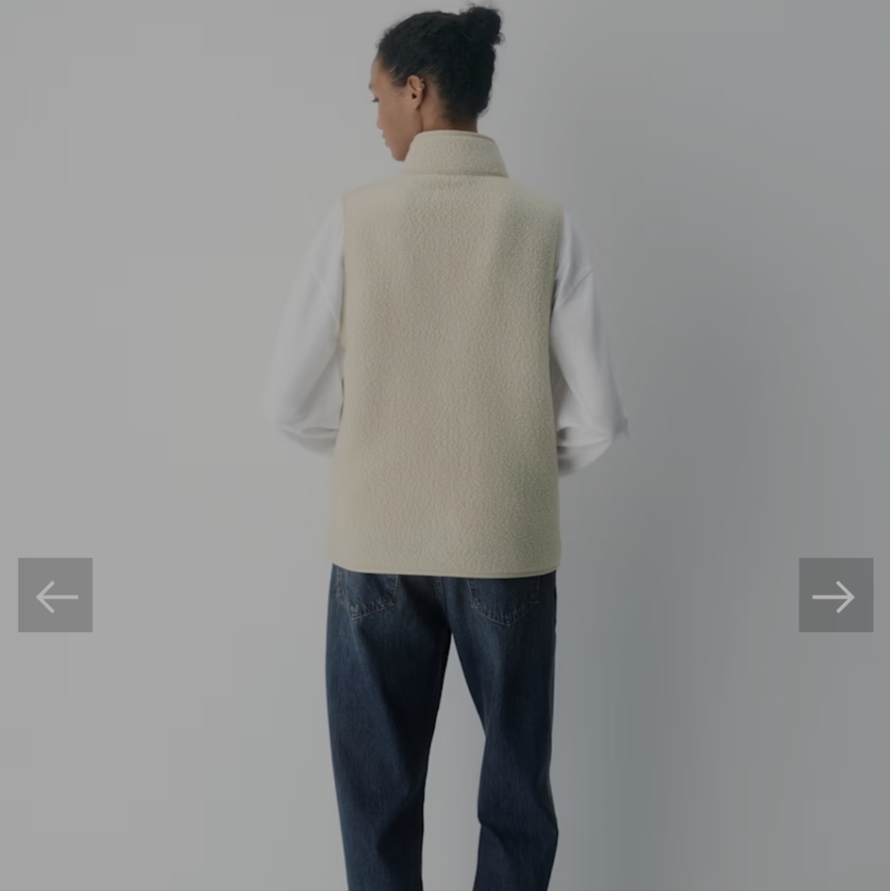 New TNA Mockneck Vest Polartec fleece - Picture 6 of 9